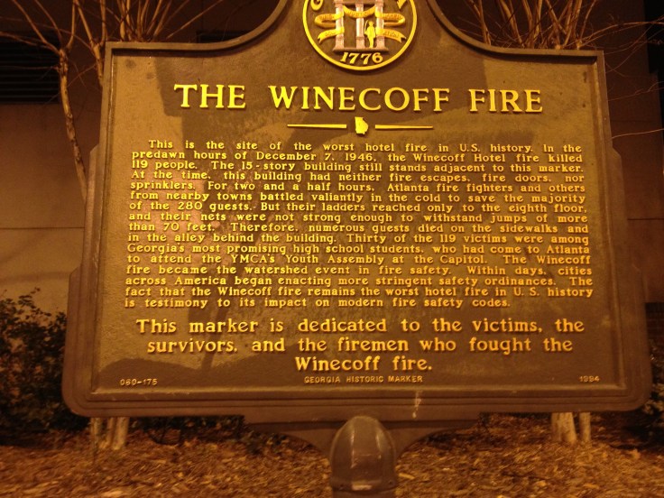 Winecoff Plaque