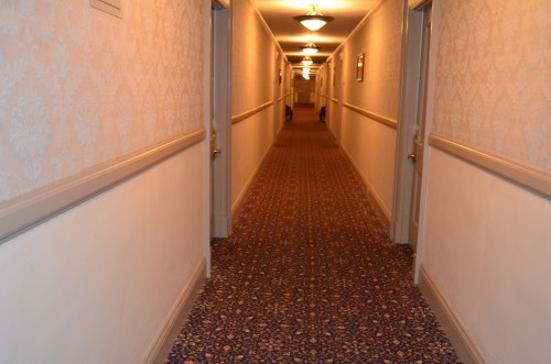 The endless hallway, where Stephen King roamed and was inspired to write "The Shining."