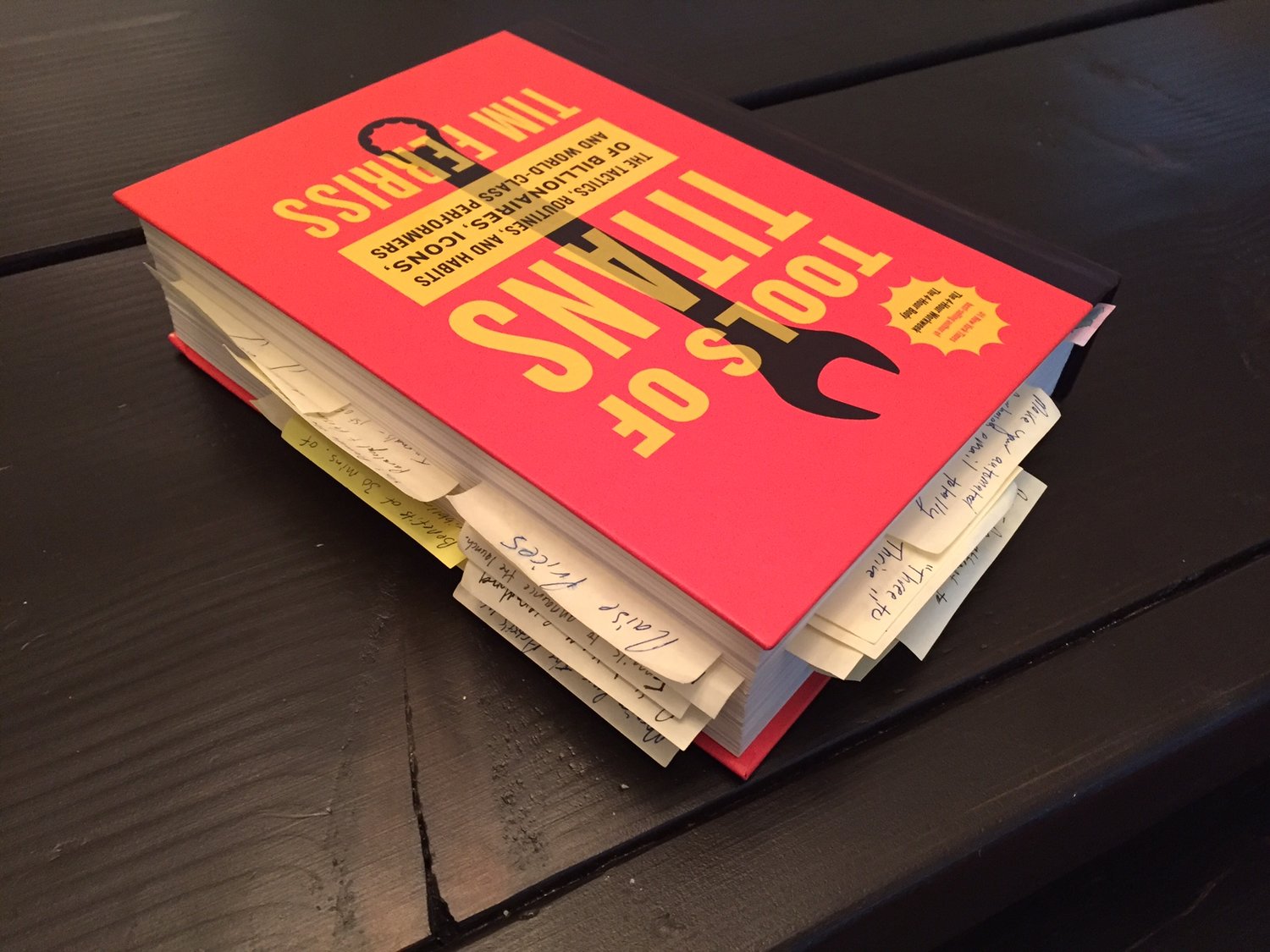 Lots of post-its!&nbsp;