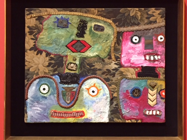 Encounter, 1966. Enrico Baj. This was my first time seeing works by Enrico Baj, and they were very interesting to study. I like the way he used actual medals for this collage of two generals.&nbsp;&nbsp;